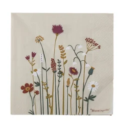 Serviette Blumen