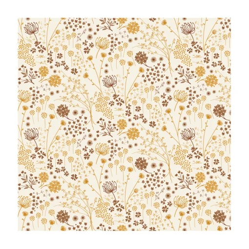 Serviette Herbstblumen