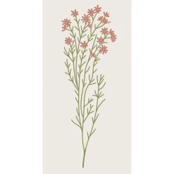 Serviette rosa Blume