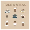 Serviette Take a Break