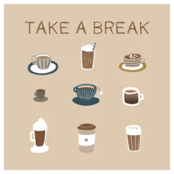 Serviette Take a Break