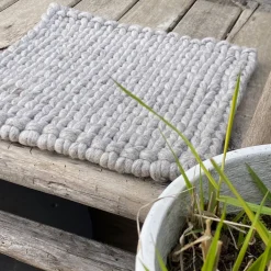 Sitzkissen Filz geflochten