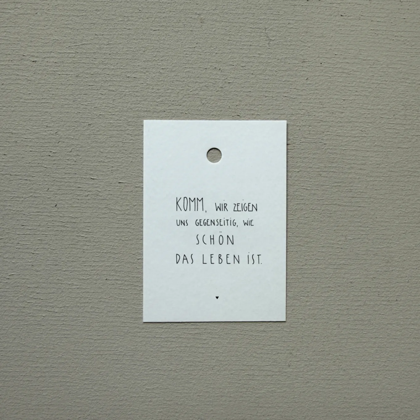 Slowlay Geschenkanhänger