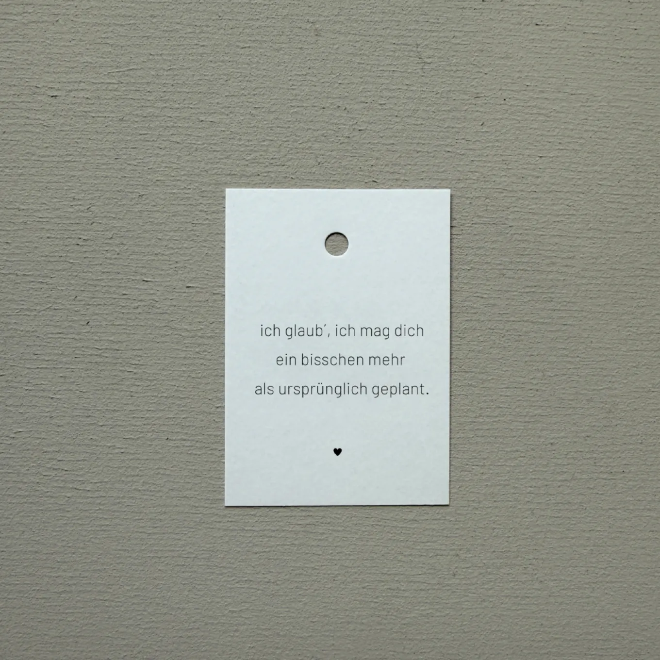 Slowlay Geschenkanhänger