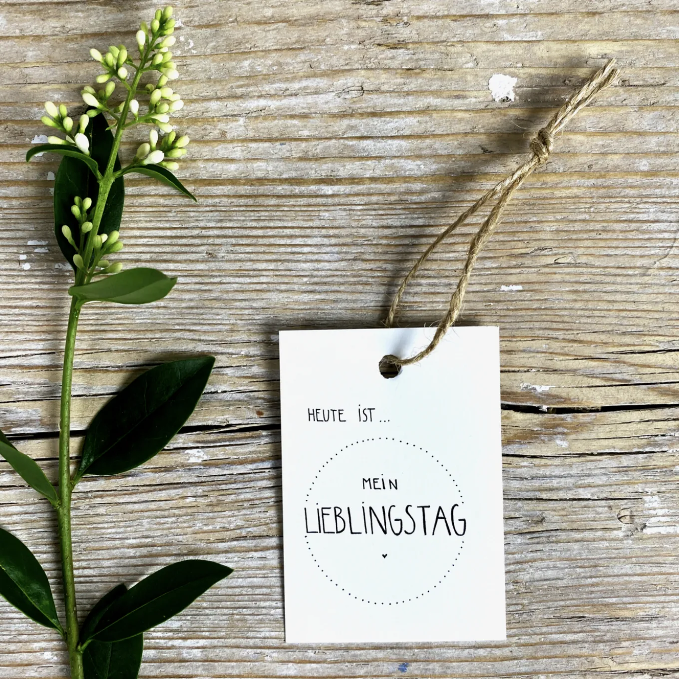 Slowlay Geschenkanhänger