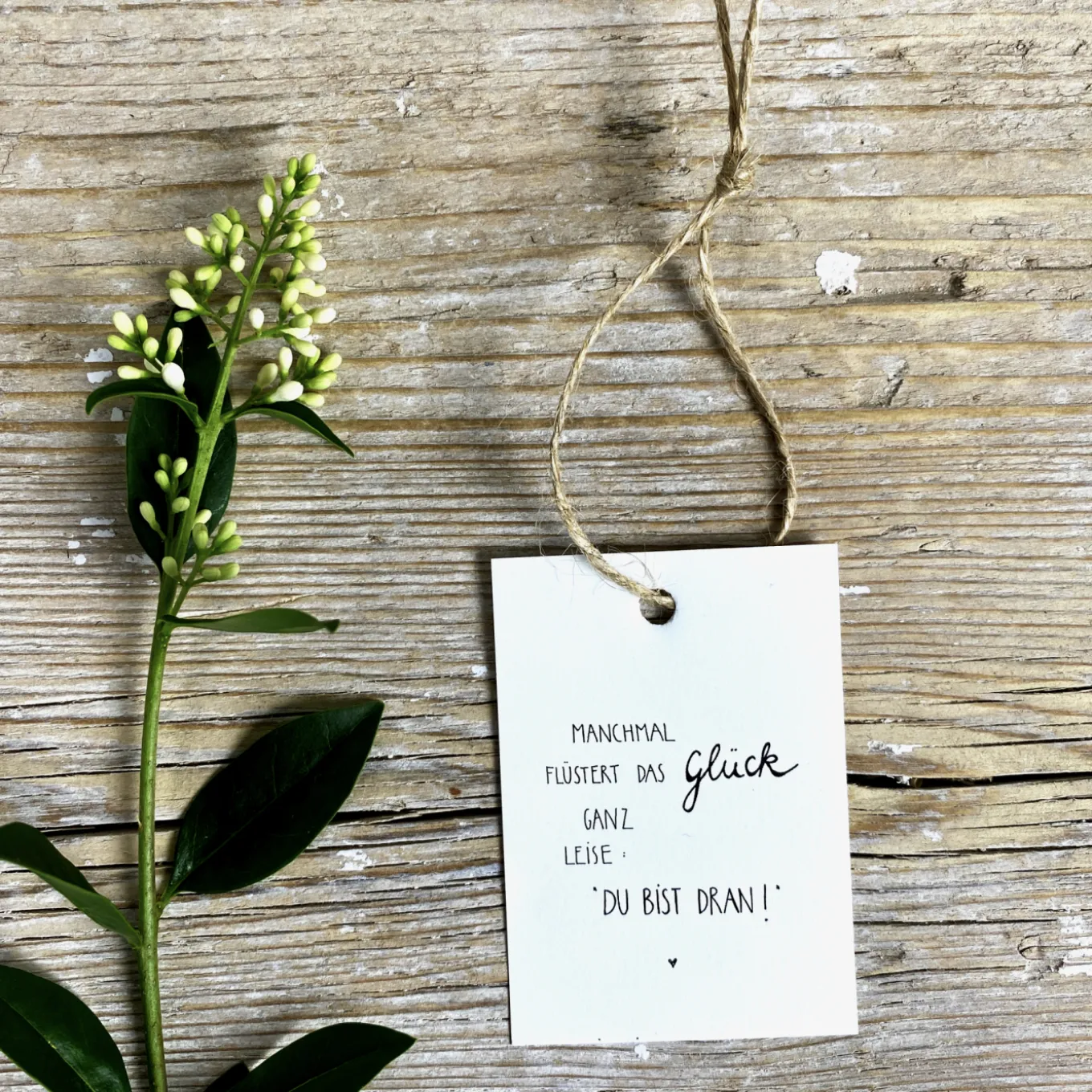 Slowlay Geschenkanhänger