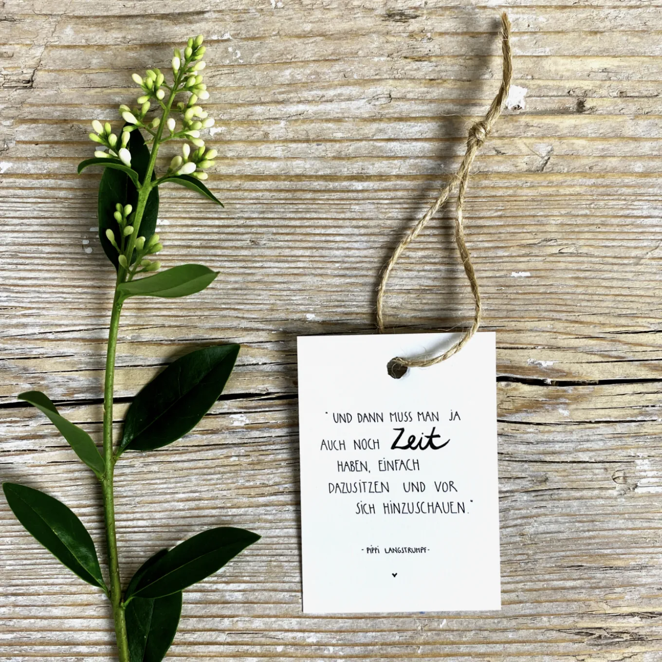 Slowlay Geschenkanhänger