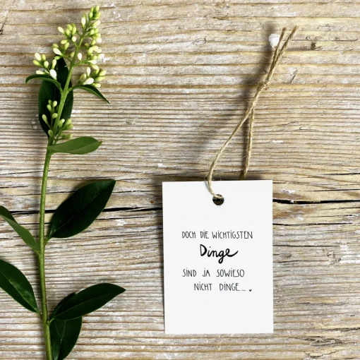 Slowlay Geschenkanhänger