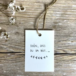 Slowlay Geschenkanhänger