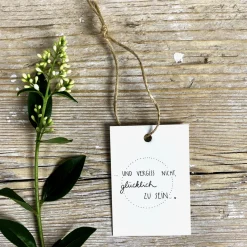 Slowlay Geschenkanhänger