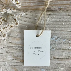 Slowlay Geschenkanhänger Fahrkarte ans Meer