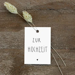 Slowlay Geschenkanhänger Hochzeit