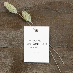 Slowlay Geschenkanhänger meine Welt