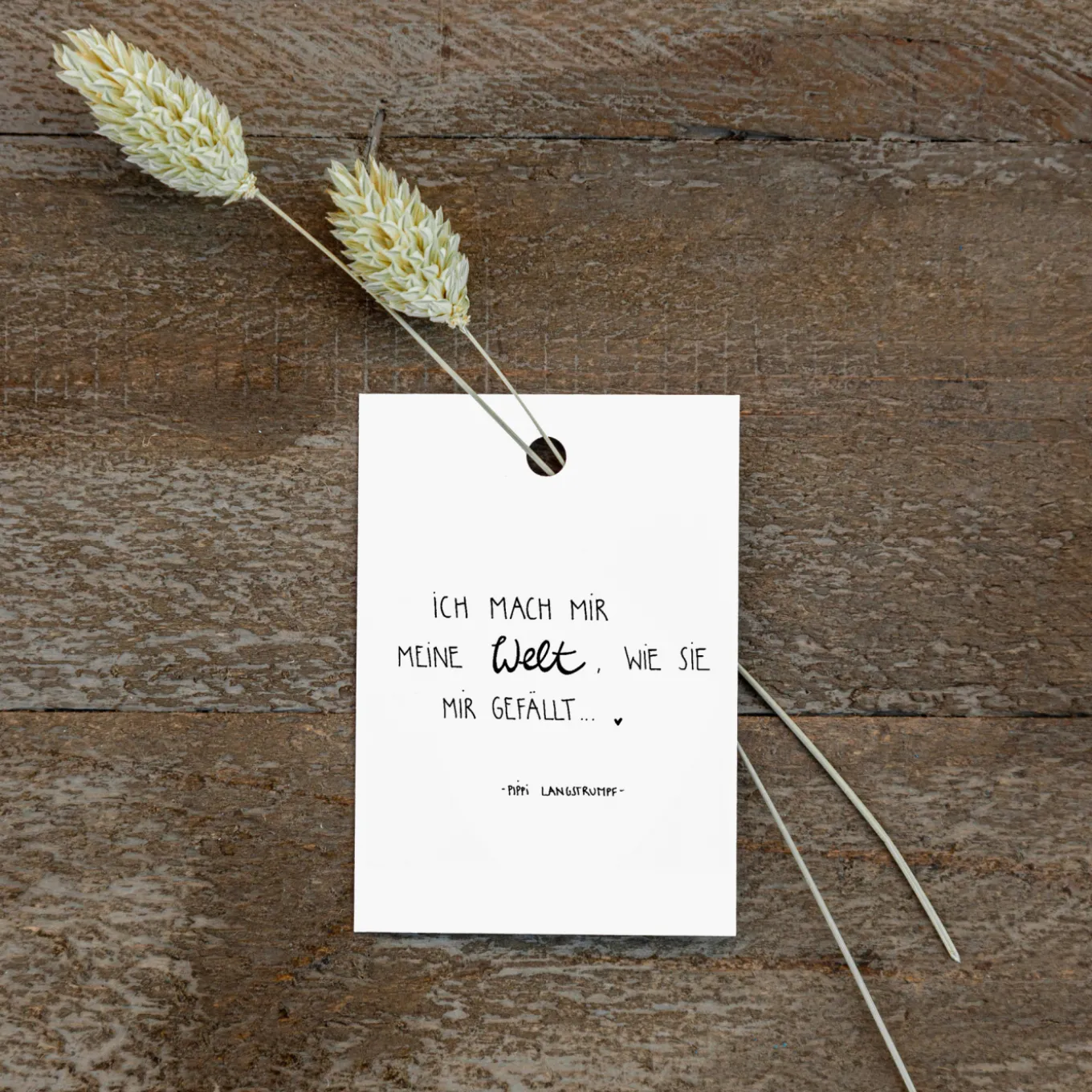 Slowlay Geschenkanhänger meine Welt