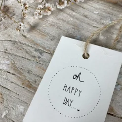 Slowlay Geschenkanhänger oh happy day