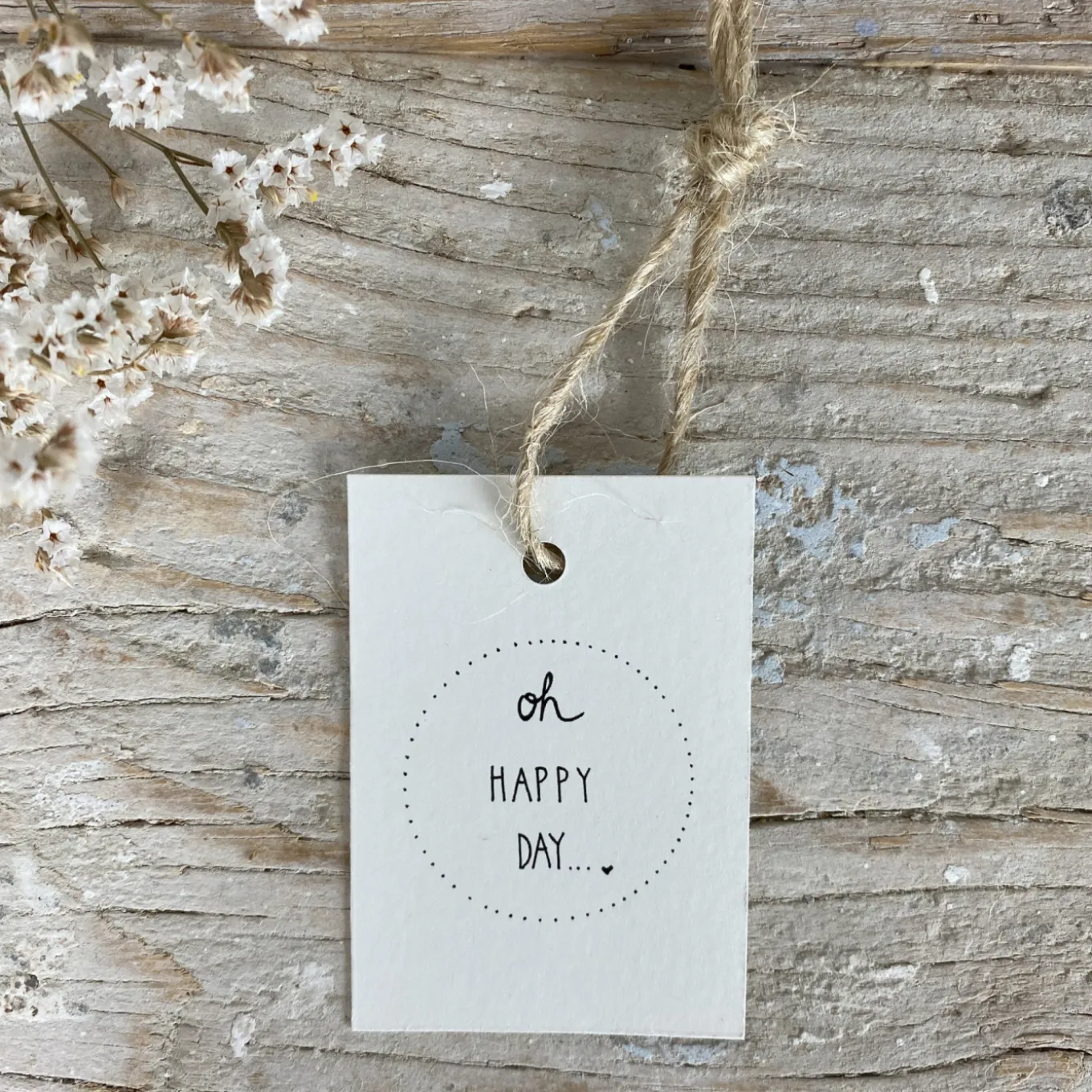 Slowlay Geschenkanhänger oh happy day