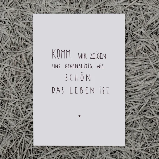 Slowlay Postkarte