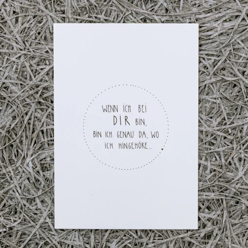 Slowlay Postkarte