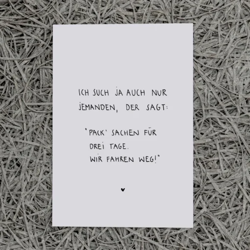Slowlay Postkarte
