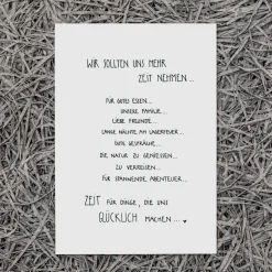 Slowlay Postkarte