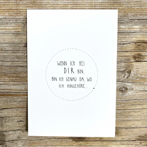 Slowlay Postkarte