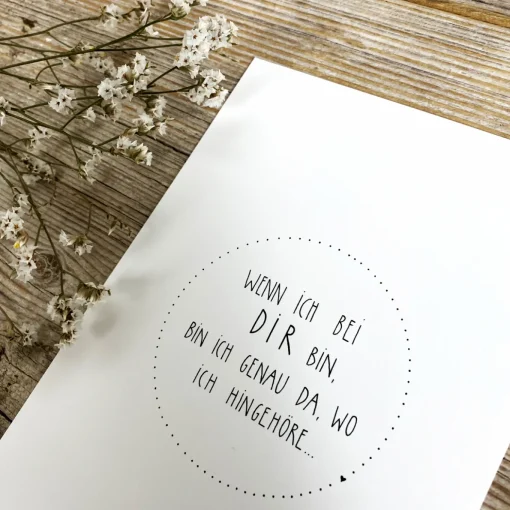 Slowlay Postkarte