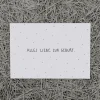 Slowlay Postkarte "Alles Liebe zur Geburt"