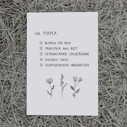 Slowlay Postkarte "Für Mama"