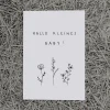 Slowlay Postkarte "Hallo kleines Baby"