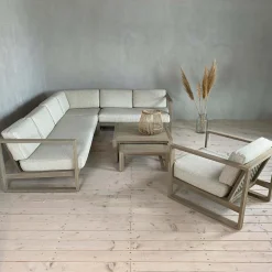 Sofa 3-Sitzer - Teak