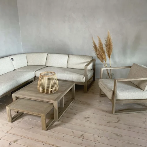 Sofa 3-Sitzer - Teak