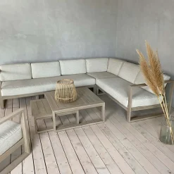 Sofa 3-Sitzer - Teak