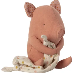 Spieluhr Schwein mit Tuch