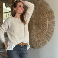 Strickjacke fein Knöpfe