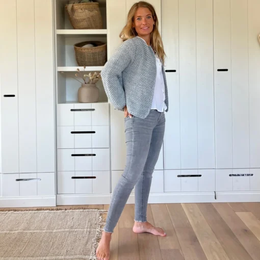 Strickjacke grob