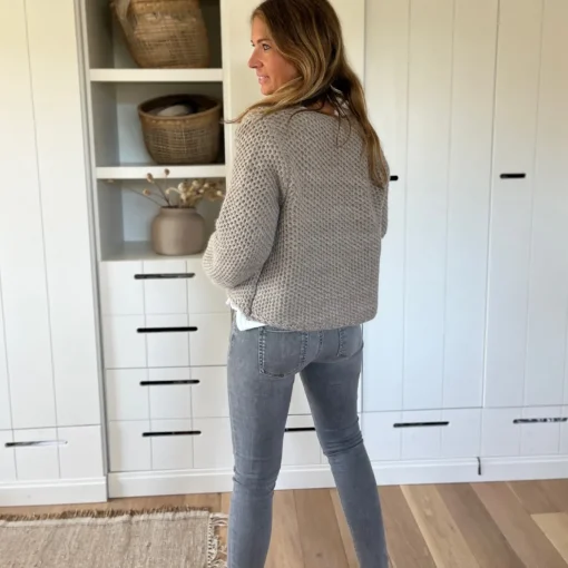 Strickjacke grob