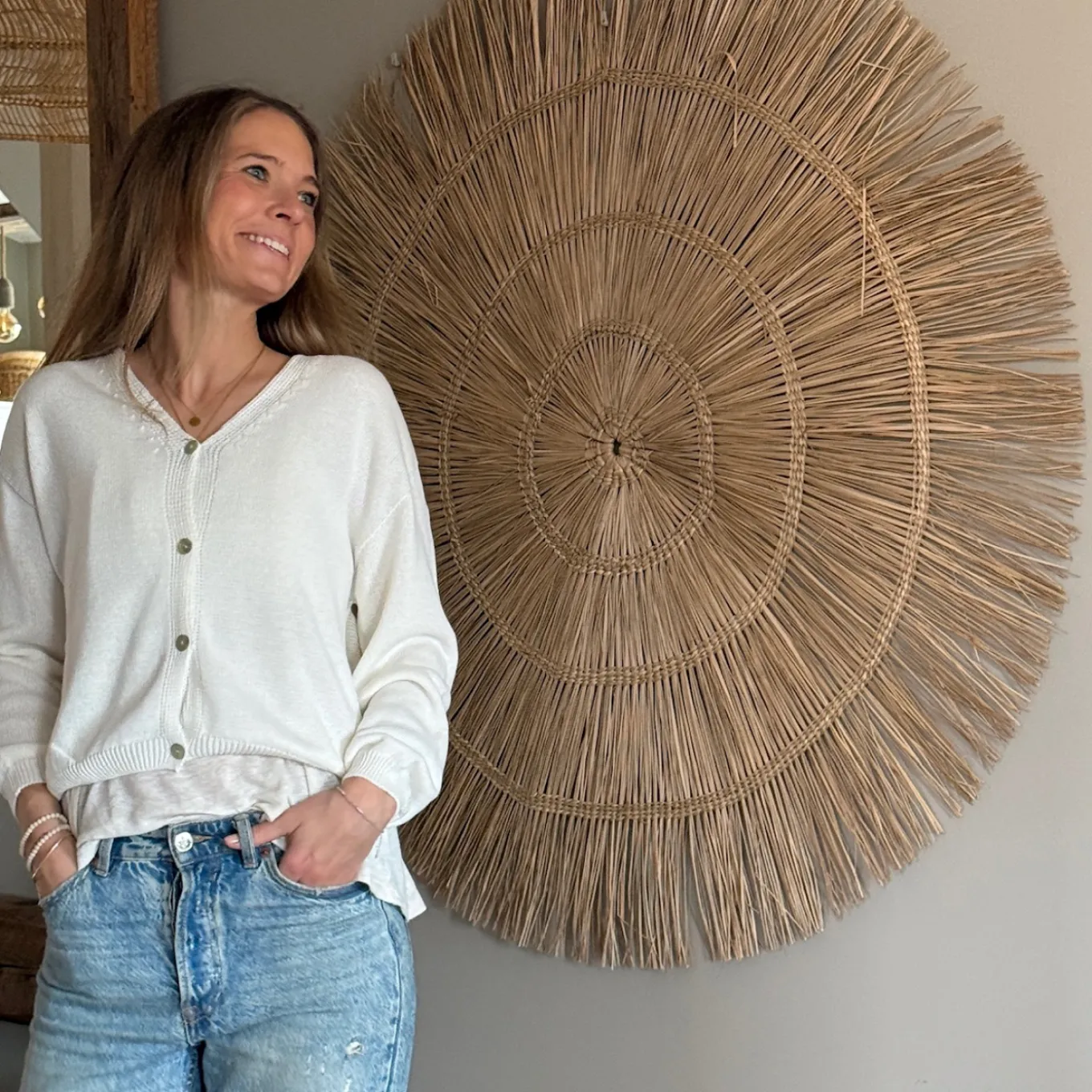 Strickjacke mit Knöpfen