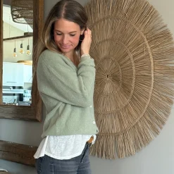 Strickjacke mit Knöpfen