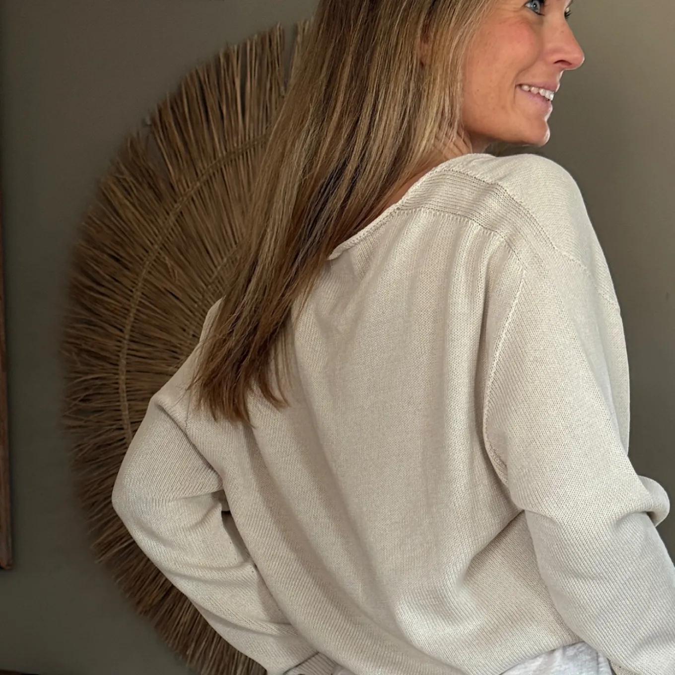 Strickjacke mit Knöpfen