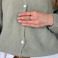 Strickjacke mit Knöpfen