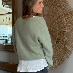 Strickjacke mit Knöpfen