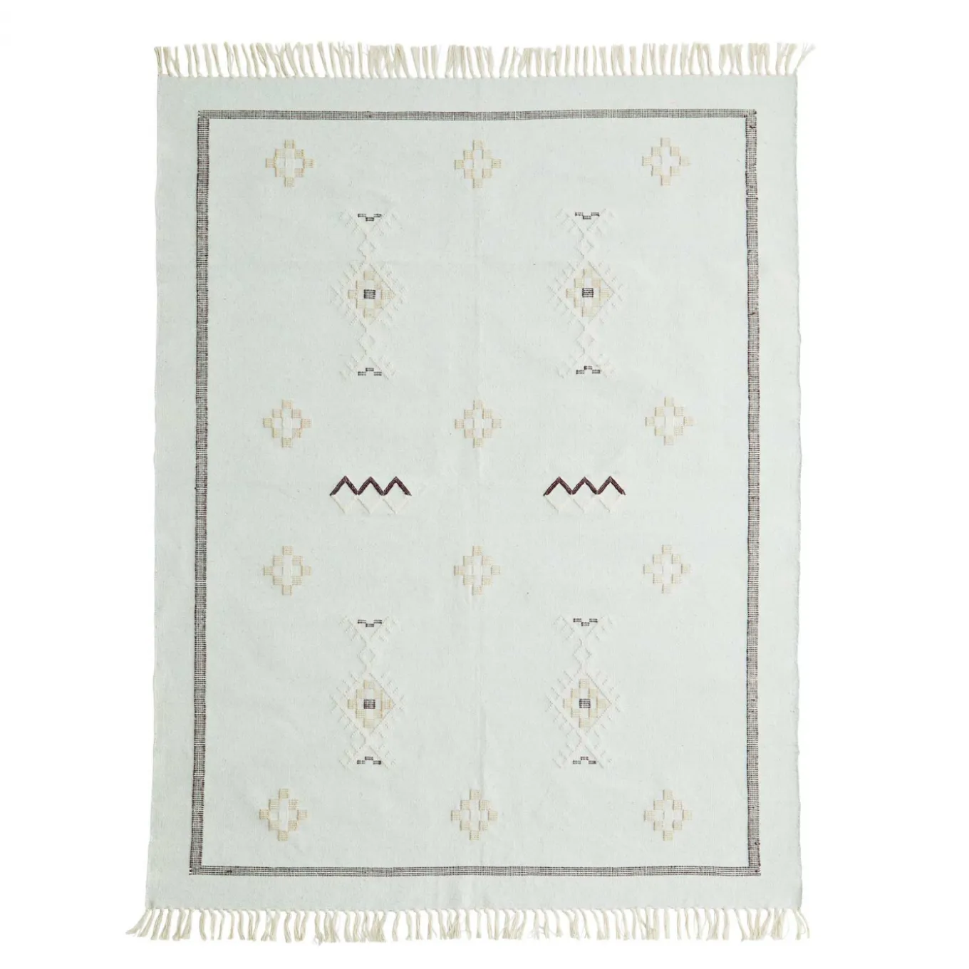 Teppich Baumwolle handgewebt