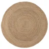 Teppich rund Jute