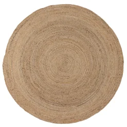 Teppich rund Jute