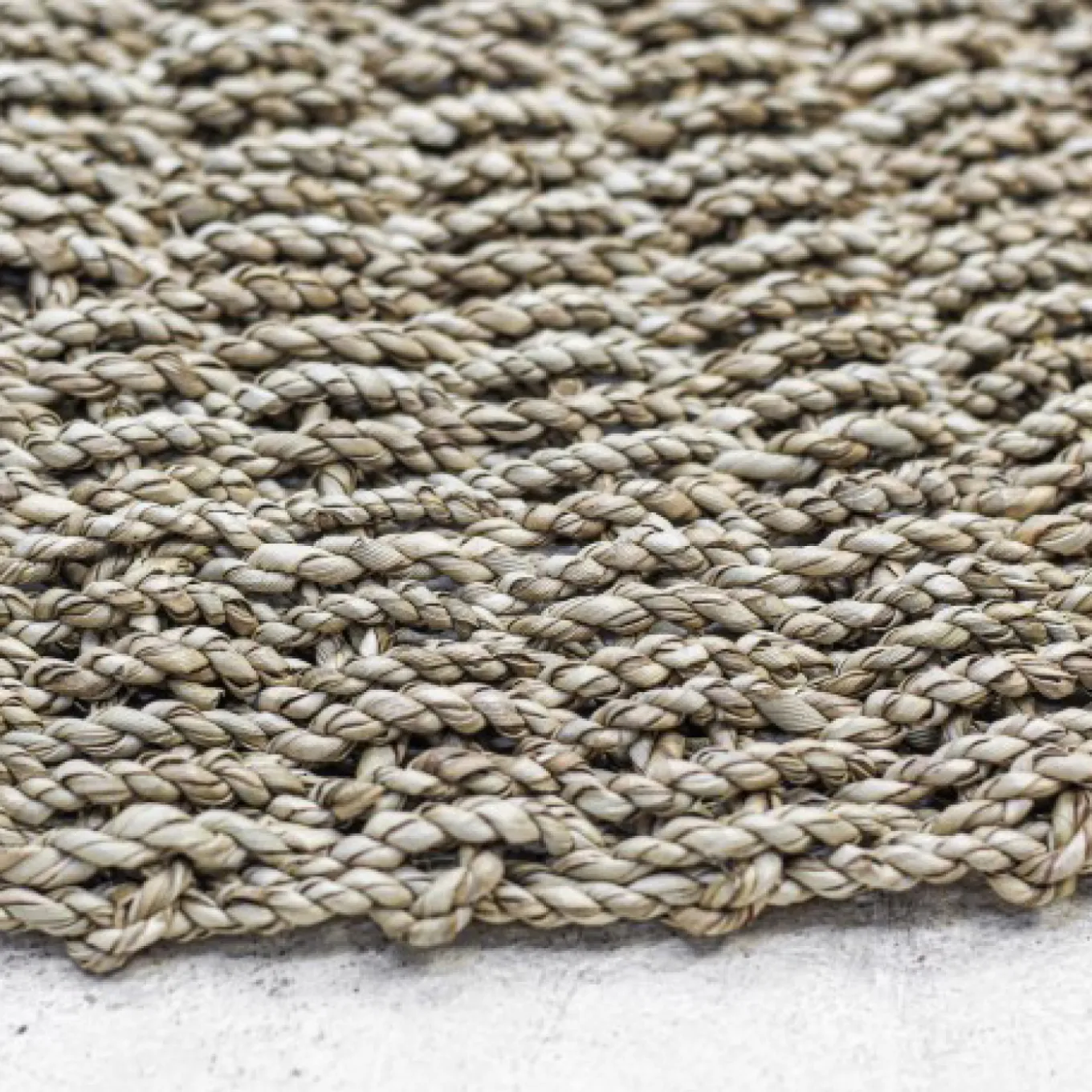 Teppich Seegras rund