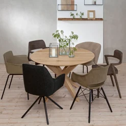 Tisch Eiche Schweiz rund