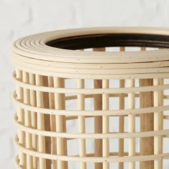 Tischlampe Rattan
