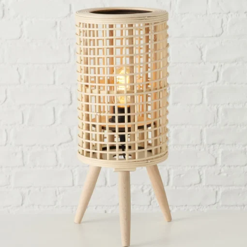 Tischlampe Rattan