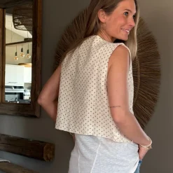 Weste mit Häkelmuster