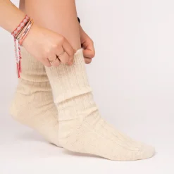 Wollsocken Alpaka